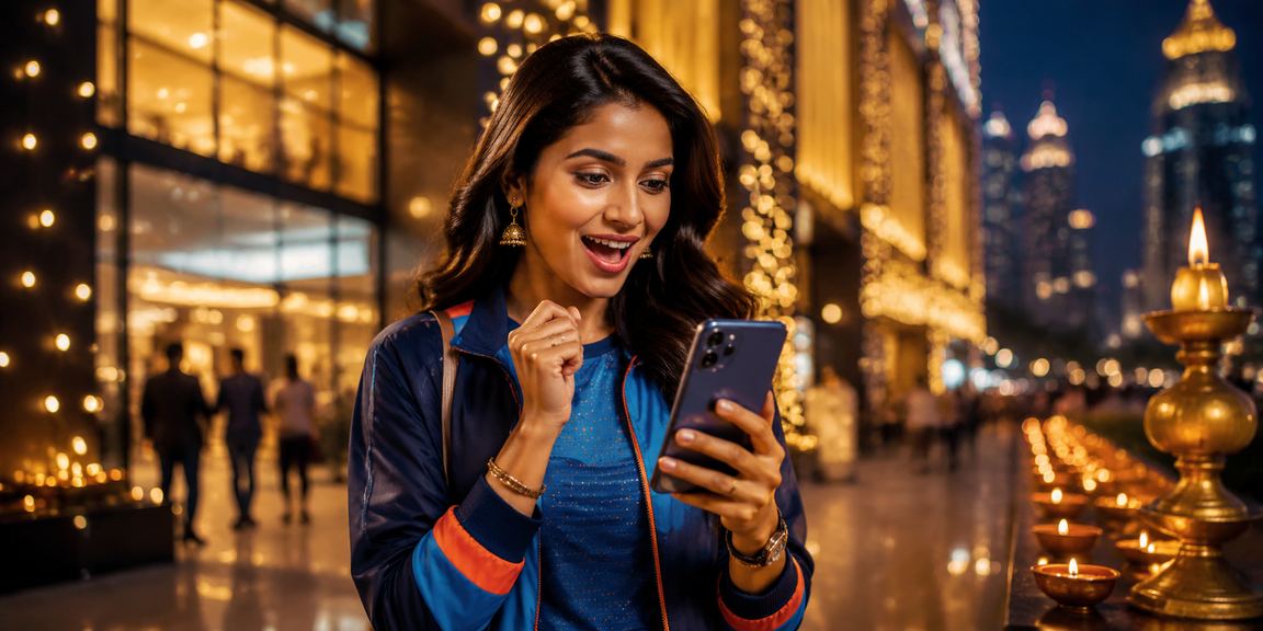 Festival lighting and cricket betting promotion in India